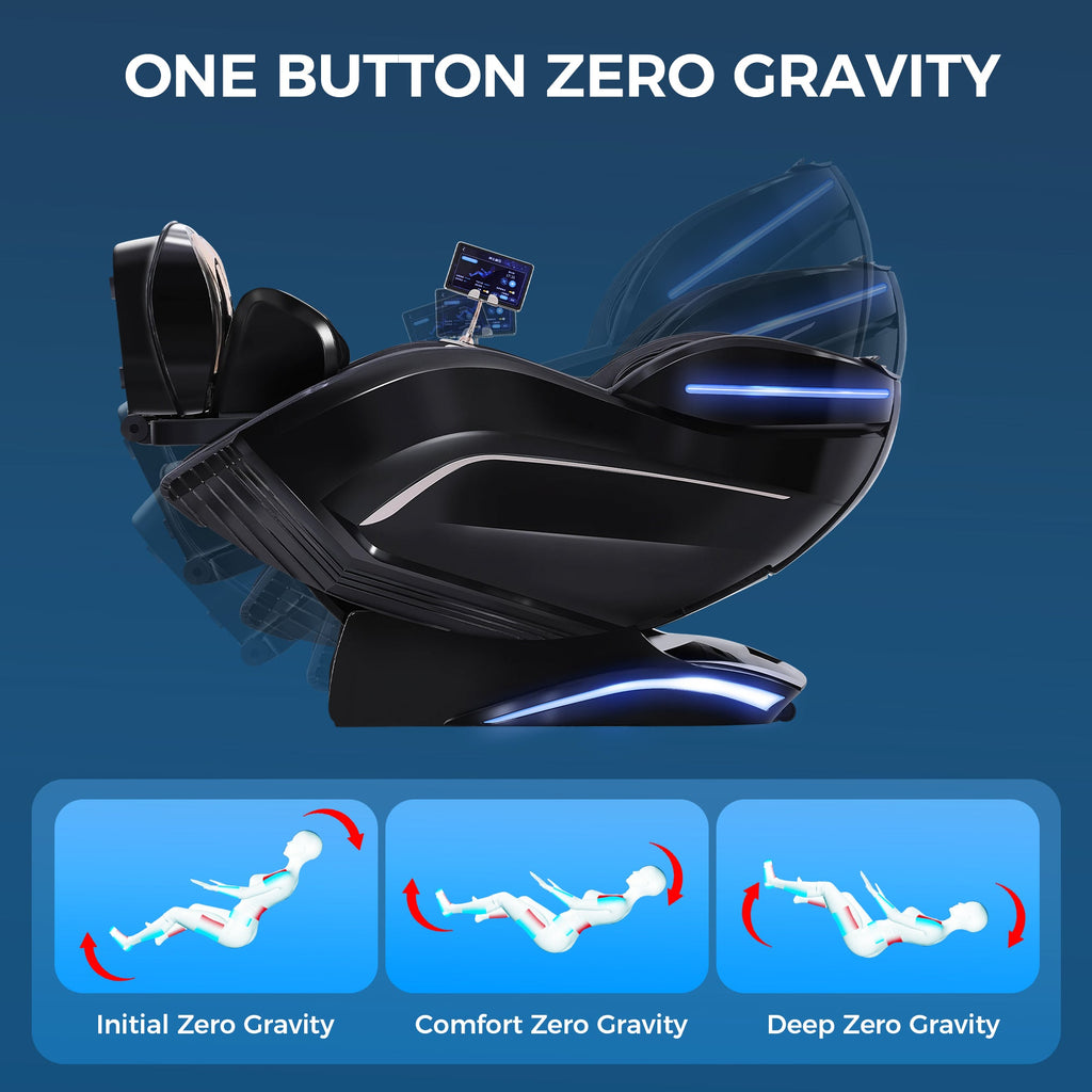 WANKO Zenith SL-Track Zero Gravity Full Body-Recliner Massage Chair