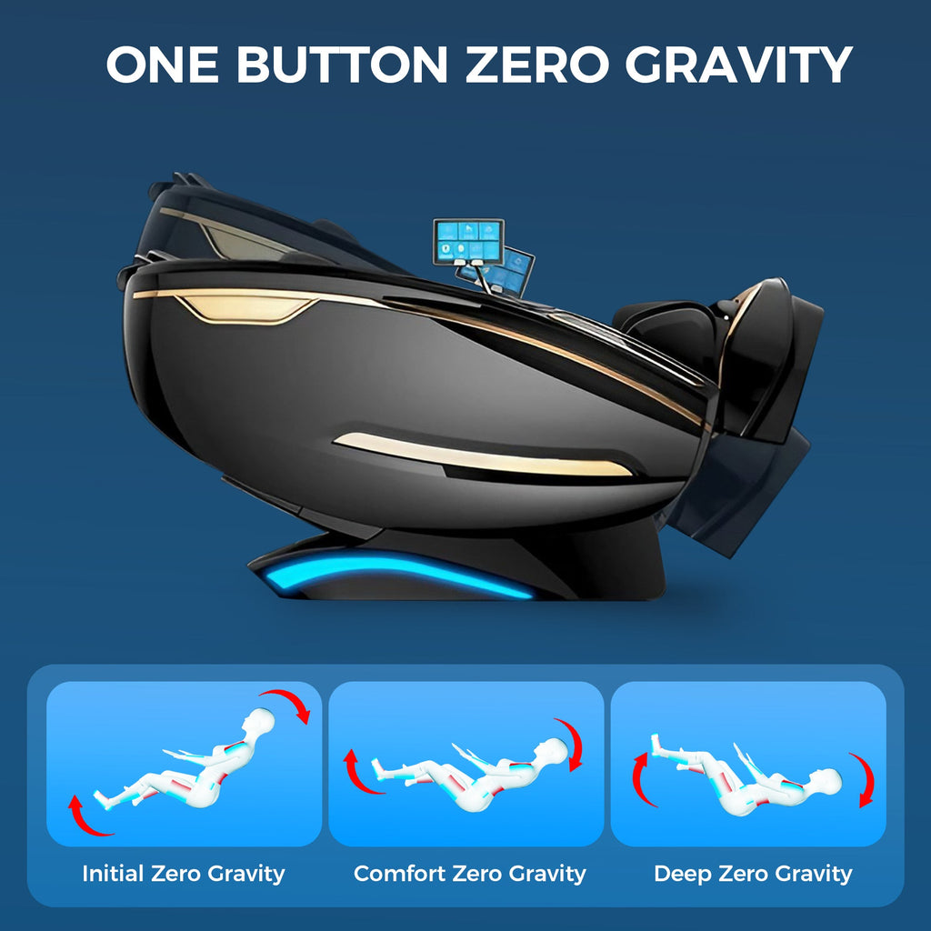 WANKO Elysium SL-Track Zero Gravity Full Body Recliner Massage Chair