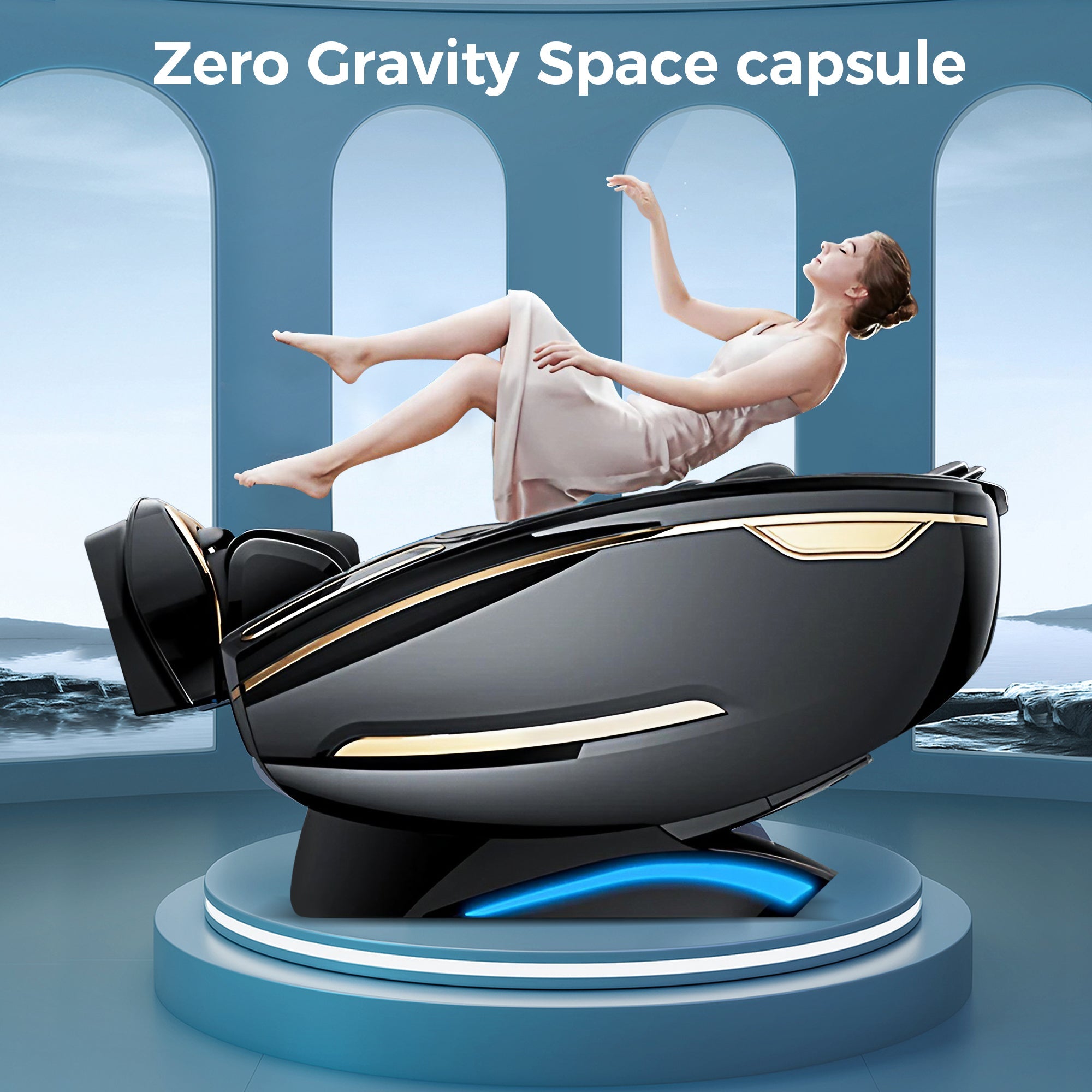 WANKO Elysium SL-Track Zero Gravity Full Body Recliner Massage Chair