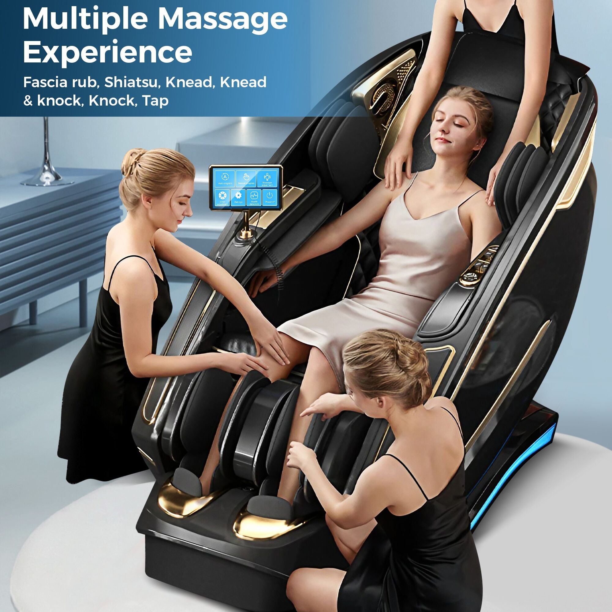 WANKO Elysium SL-Track Zero Gravity Full Body Recliner Massage Chair