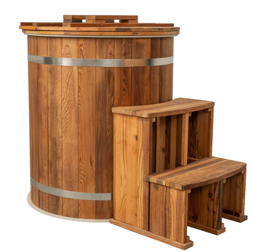 Alaskan Cold Plunge Tub – Classic Outdoor Cold Therapy Barrel Tub