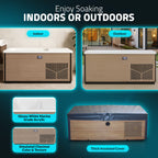 Iroquois 67 in. 1-Person Mono-Jet All-in-One Cold Plunge Ice Bath/Hot Tub