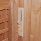 Thermora Large Premium American White Oak Outdoor Wooden Barrel Sauna With 4.5KW Sauna Heater (SAK45968)