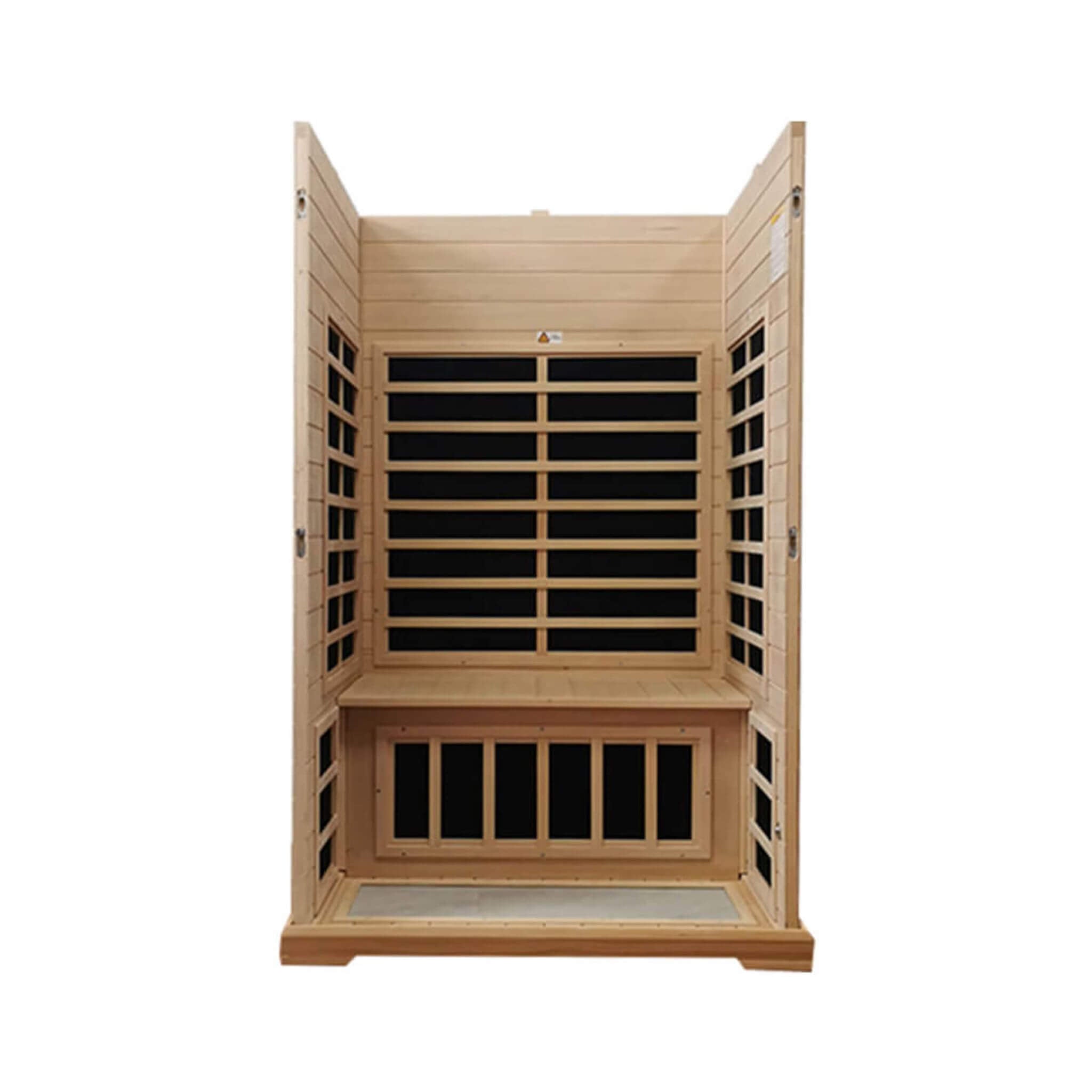 Thermora Luxury 2-Person Hemlock Wood FAR Infrared Sauna Room