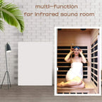 Thermora Luxury 2-Person Hemlock Wood FAR Infrared Sauna Room