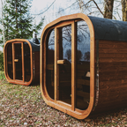 Patio Elegance Outdoor Sauna MW12 ThermoWood for Your Perfect Backyard Retreat