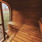 Patio Elegance Outdoor Sauna MW12 ThermoWood for Your Perfect Backyard Retreat