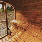 Patio Elegance Outdoor Sauna MW12 ThermoWood for Your Perfect Backyard Retreat