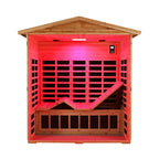Thermora Deluxe 3-Person Outdoor Full Spectrum Low EMF Infrared Home Sauna