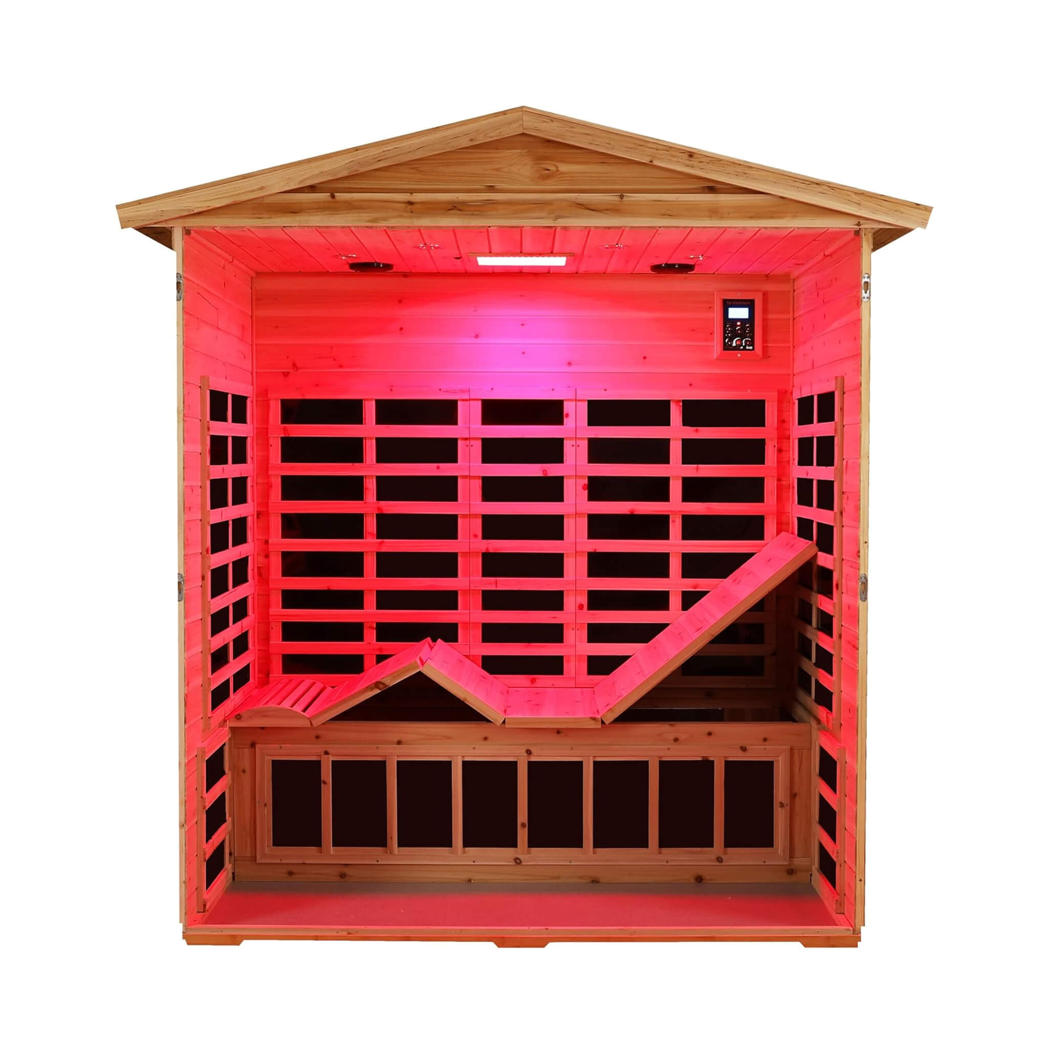 Thermora Deluxe 3-Person Outdoor Full Spectrum Low EMF Infrared Home Sauna