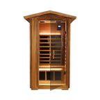 Thermora Premium 1-Person Outdoor Red Cedar Infrared Sauna With Low EMF, Chromotherapy And Bluetooth (SAK32783)