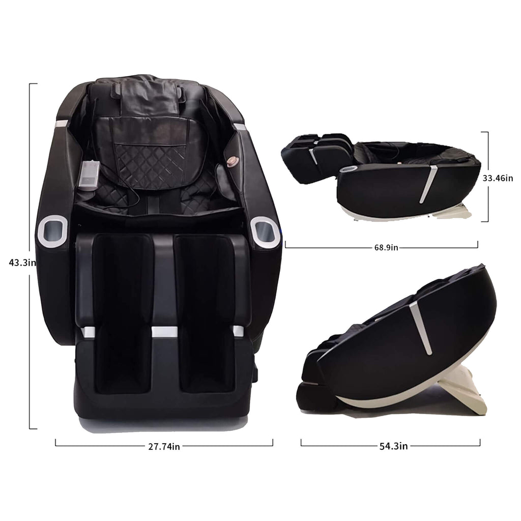 Rovix Premium Zero Gravity Full Body Multifunction Massage Chair With Auto Body Scan (SAK72182)