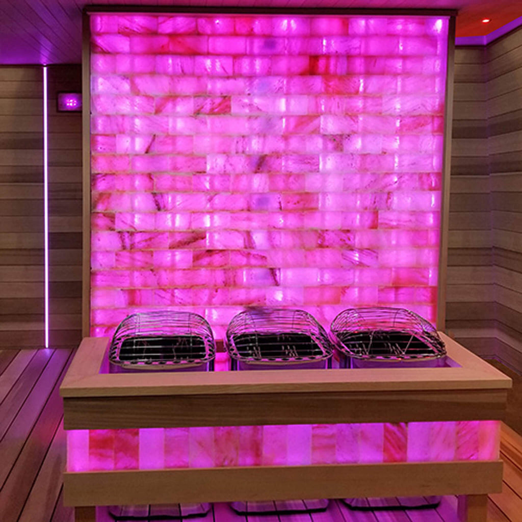 Prosaunas Customizable Himalayan Salt Sauna Wall Kit (SAK32510)