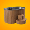SaunaLife Model S2N/B Premium 2-Person Cold Plunge And Hot Immersion Tub