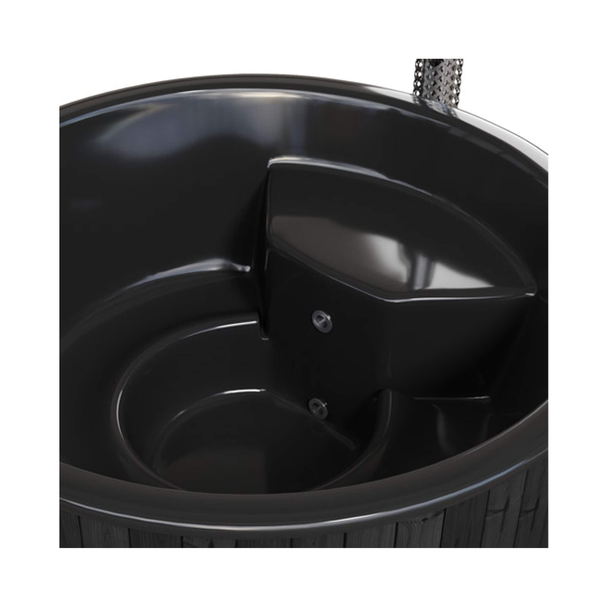 SaunaLife Model S6B 7-Person Soak-Series Home Wood-Burning Hot Tub
