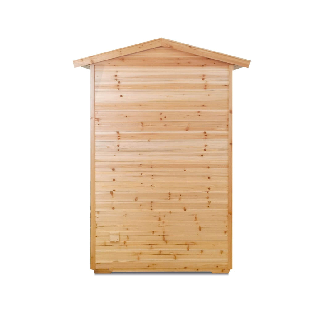 Thermora 2-Person Outdoor Infrared Sauna With Bluetooth Audio And LED Lighting (SAK28694)