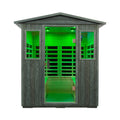 Thermora 4-Person Full-Spectrum Low EMF Carbonized Composite Infrared Sauna Room With Bluetooth Speakers (SAK70182)