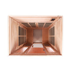 Thermora 4-Person Outdoor Infrared Hemlock Sauna With Tempered Glass Door (SAK82140)