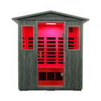 Thermora 3-Person Full-Spectrum Low EMF Carbonized Composite Infrared Sauna Room With Bluetooth Speakers (SAK85120)
