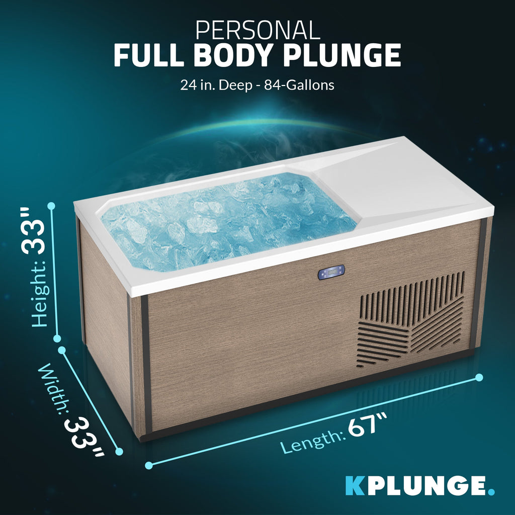 Iroquois 67 in. 1-Person Mono-Jet All-in-One Cold Plunge Ice Bath/Hot Tub